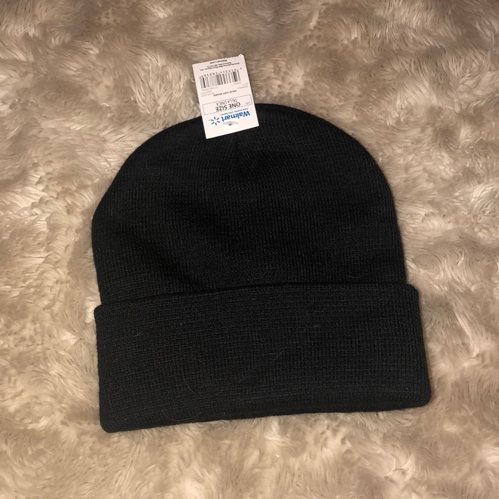 Black beanie!